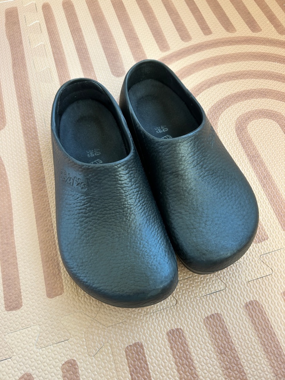 Birkenstock Super Birki Black Slip-On Clogs